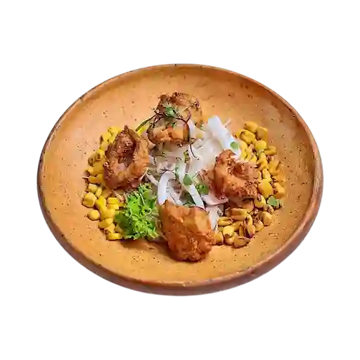 Ceviche con Su Chicharrón
