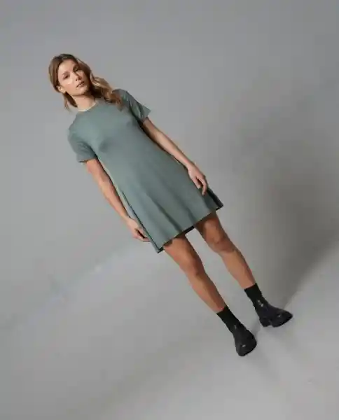 Vestido Mujer Verde Talla S 270G000_VER176009 Rifle