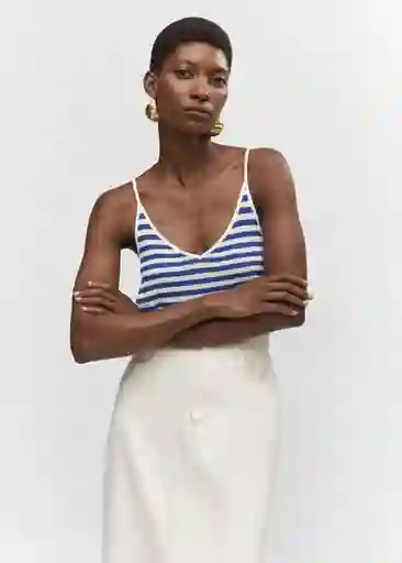 Top Huge Crudo Talla S Mujer Mango