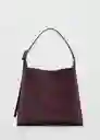 Bolso G Winnie Burdeos Talla 99 Mujer Mango