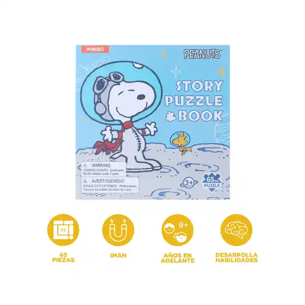 Rompecabezas Cuento Libro Serie Snoopy Miniso