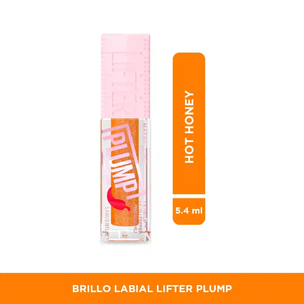 Brillo Labios Maybelline Lifter Gloss Plump Hot Honey