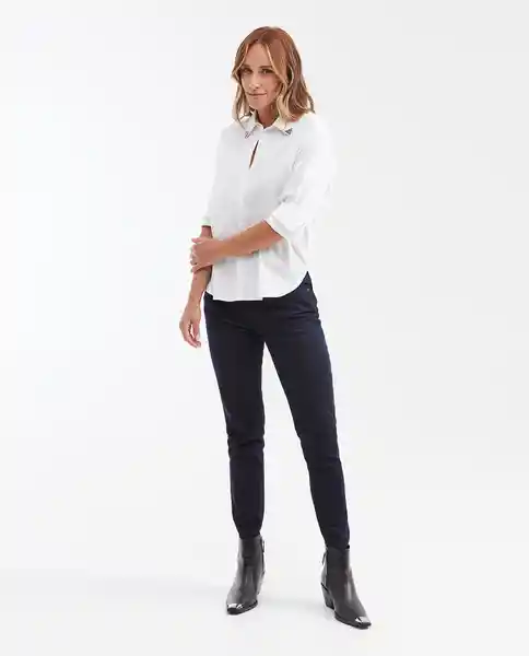 Jean Cosmo Para Mujer Azul Dark Talla 10 Chevignon