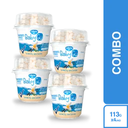 4 x Baby gu Yogurt Sabor a Vainilla Con Cereal