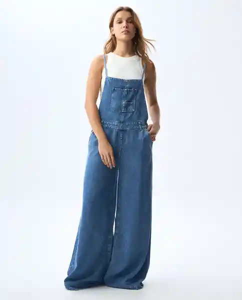 Enterizo Mujer Azul Talla M 361G001_AZU174021 Americanino