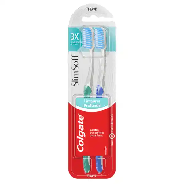 Cepillo de Dientes Colgate Slim Soft Suave x2und