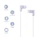 Audífonos 3 Life is For Fun Serie Morado 5 mm Miniso