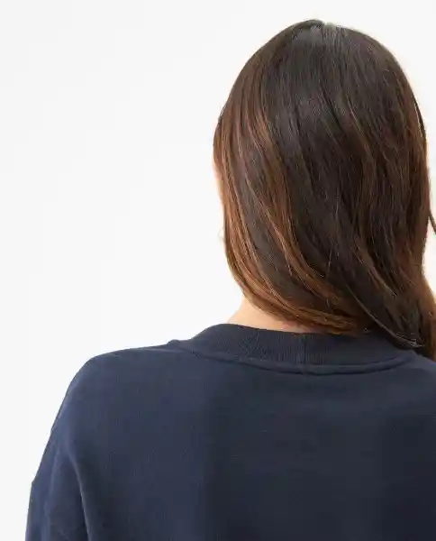 Buzo Embroidered Femenino Azul Dark Ultraoscuro T. S Chevignon