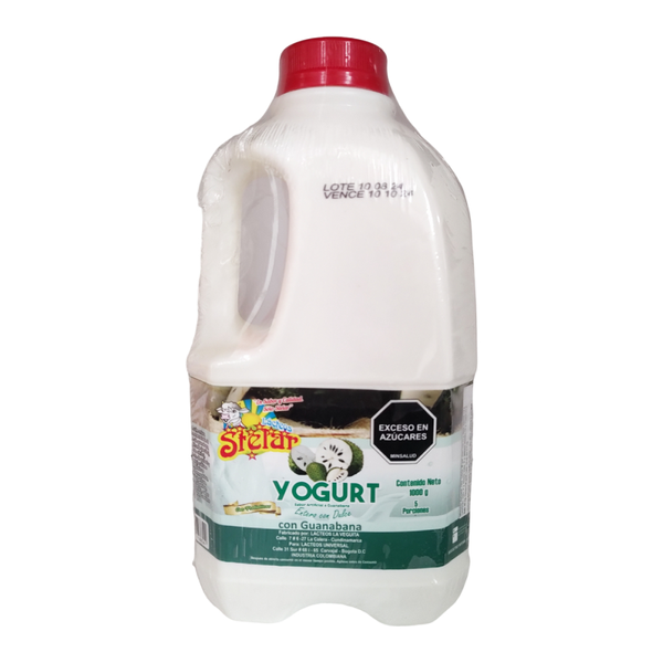 Stelar Yogurt Garrafa Guanabana 1000 ml