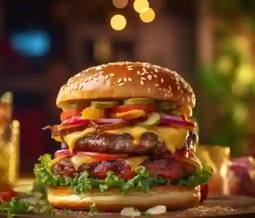 Hamburguesa de Pollo Apanado