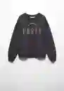 Buzo Sudadera Party Antracita Talla 10 Niña Mango