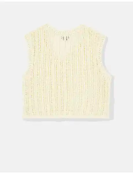 Suéter Tejido Mujer Amarillo Talla MEDIUM American Eagle