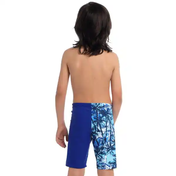 Pantaloneta Baño Jammer Breezy Palm Junior Masculino 8 Speedo