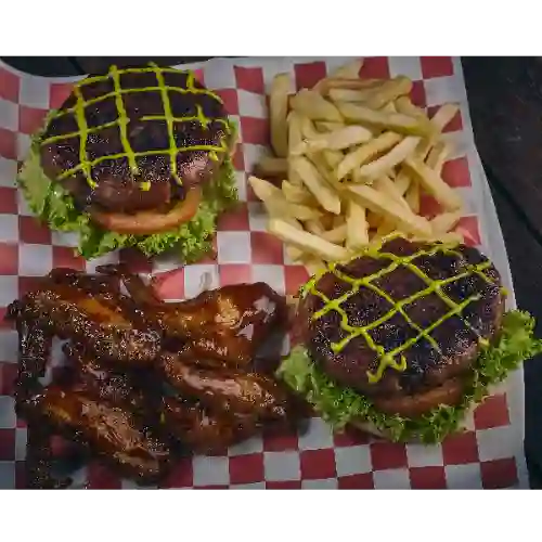 Combo Wingz Burger