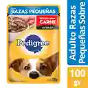 Pedigree Alimento Para Perro Razas Pequeñas Carne en Salsa