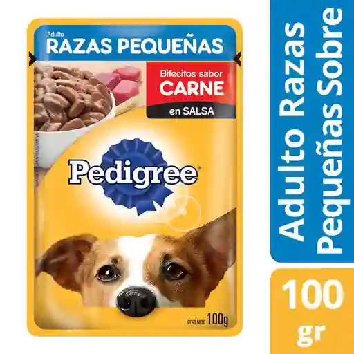 Pedigree Alimento Para Perro Razas Pequeñas Carne en Salsa