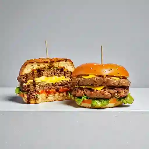 Hamburguesa Doble Carne Asada