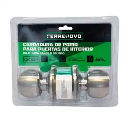 Ferrenovo Cerradura Baño Acero Inoxidable