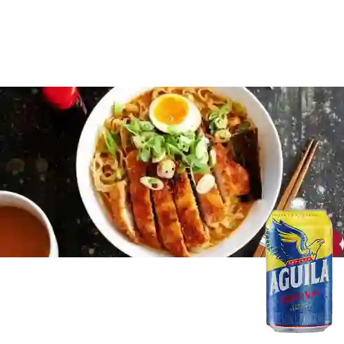 Combo Chikin Ramen + Aguila 355 ml
