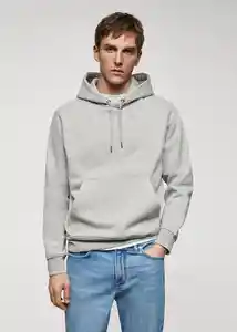 Buzo Sudadera Bono Gris Medio Vigoré Talla M Hombre Mango