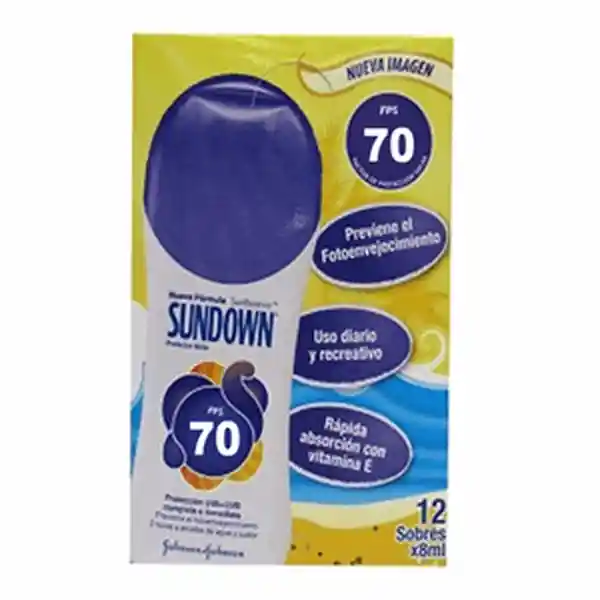 Johnson & Johnson Bloqueador Solar Fps 70 Adulto Playa y Piscina