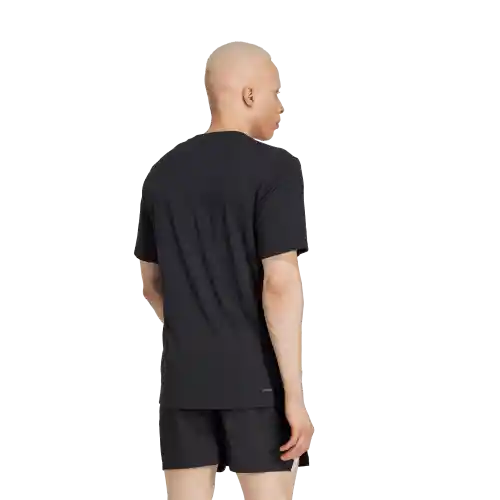 Adidas Camiseta Logo Manga Corta Entrenamiento Hombre Negro T S