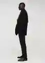 Pantalón Ares Negro Talla 44 Hombre Mango