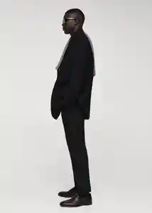 Pantalón Ares Negro Talla 44 Hombre Mango