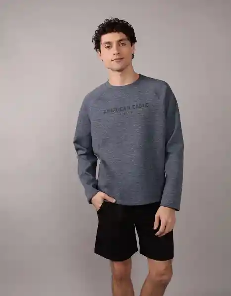 Buzo Hombre Azul Talla: MEDIUM 2532993 American Eagle