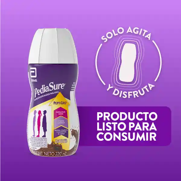 Complemento Nutricional Pediasure Peptigro Chocolate Liquido