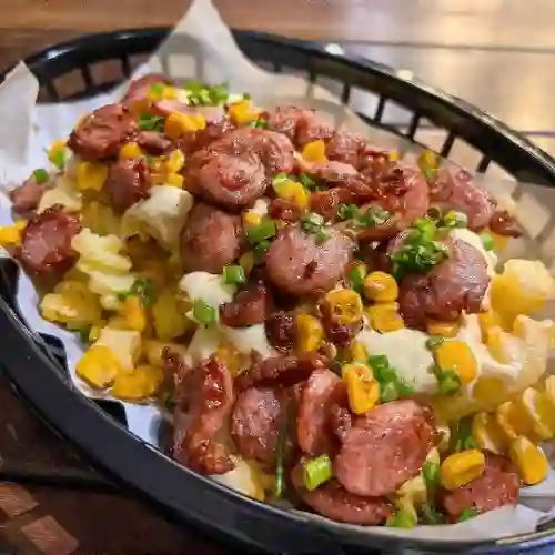 Combo Salchipapa Especial + Bebida