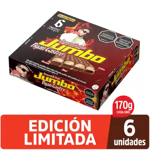 Golosina Jumbo Ryan Castro 12 Plegadizas x 6 Und x 170 g