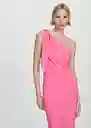 Vestido Lázaro Rosa Talla XS Mujer Mango