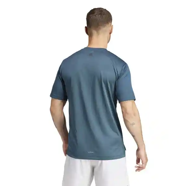 Adidas Camiseta Hiit Gf Slo Tee Para Hombre Azul Talla L