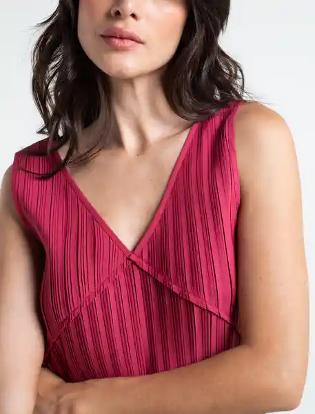  Camisa Layla Rosa Rubor Oscuro Talla L Naf-Naf 
