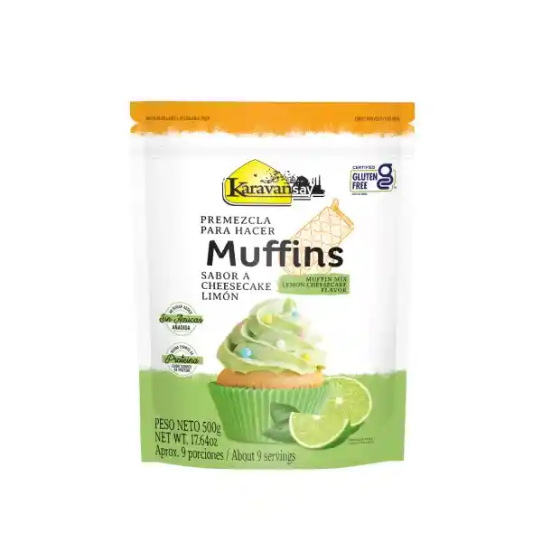 Karavanzay Mezcla Para Muffins Limón