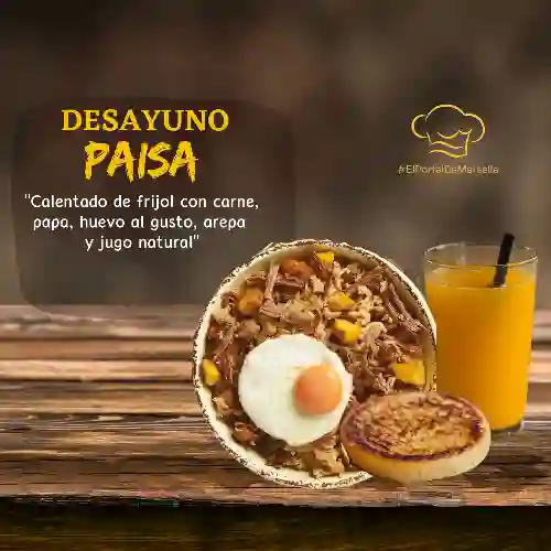 Desayuno Paisa