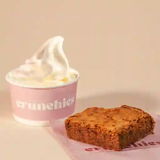 Brownie + helado