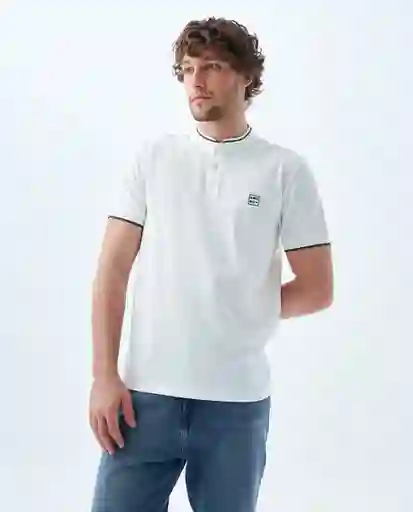 Camiseta Hombre Crudo Talla M 800G003_CRU110606 Americanino