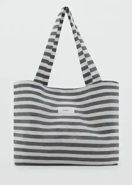 Bolso M Rebag3 Azul Talla 99 Mujer Mango