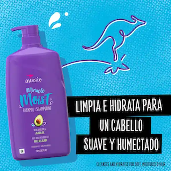 Aussie Shampoo Miracle Moist Huile de Jojoba