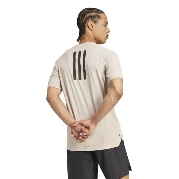 Adidas Camiseta Power Tee Para Hombre Beige Talla S