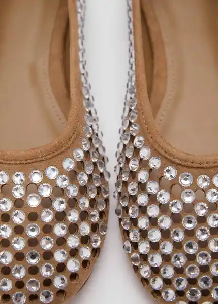 Zapatos Cassis Beige Talla 37 Mujer Mango