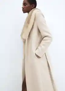 Abrigo Dolce Piedra Talla XS Mujer Mango