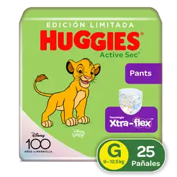 Huggies Pañal Active Sec Pants Etapa 3/G 25 Und