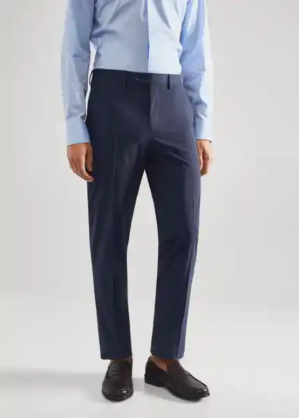 Pantalón Brasilia Índigo Talla 36 Hombre Mango
