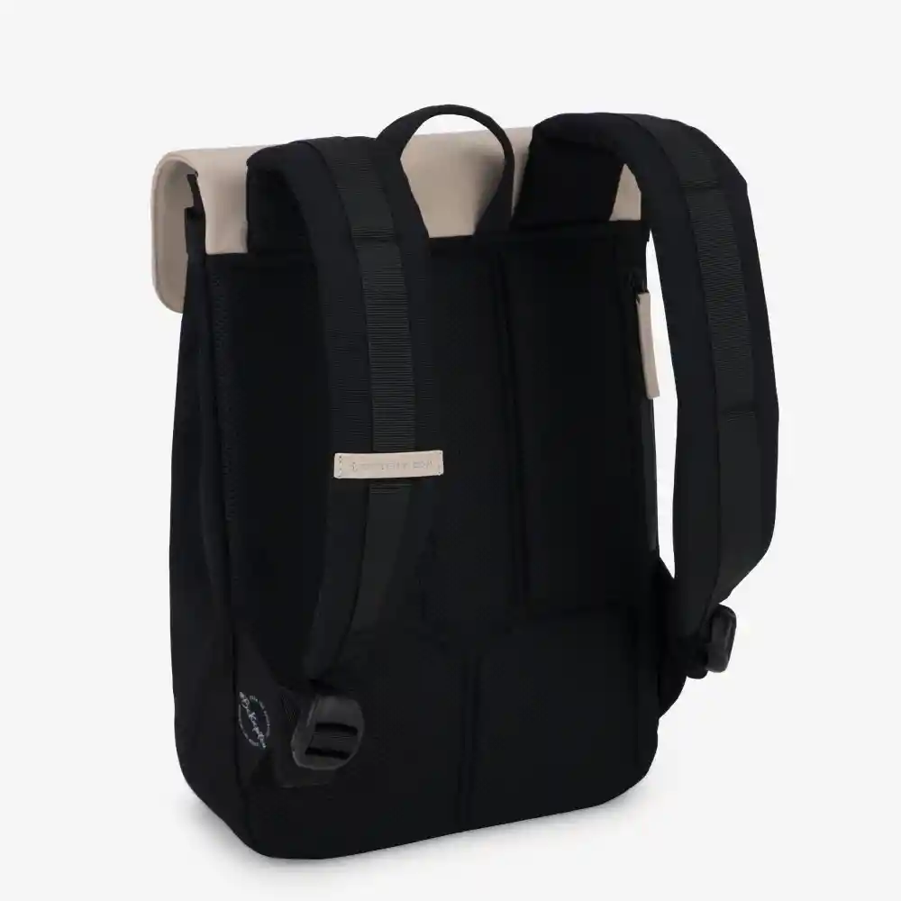 Mochila Fyn Crema Negro