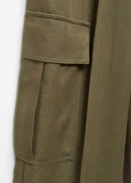 Enterizo Mono Berlina Khaki Talla 25 Mujer Mango