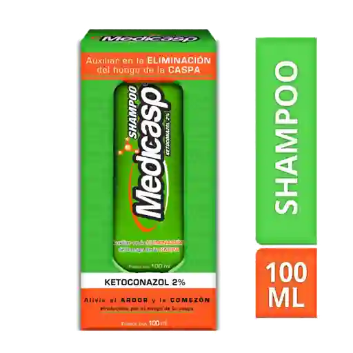 Medicasp Shampoo Capilar Anticaspa Ketoconazol 100 Ml