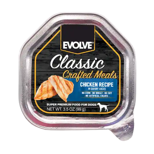 Evolve Alimento Para Perro Classic Crafted Meals Pollo 3.5 Oz